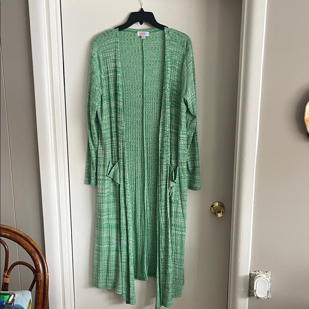 LuLaRoe Mint Green Knit Cardigan